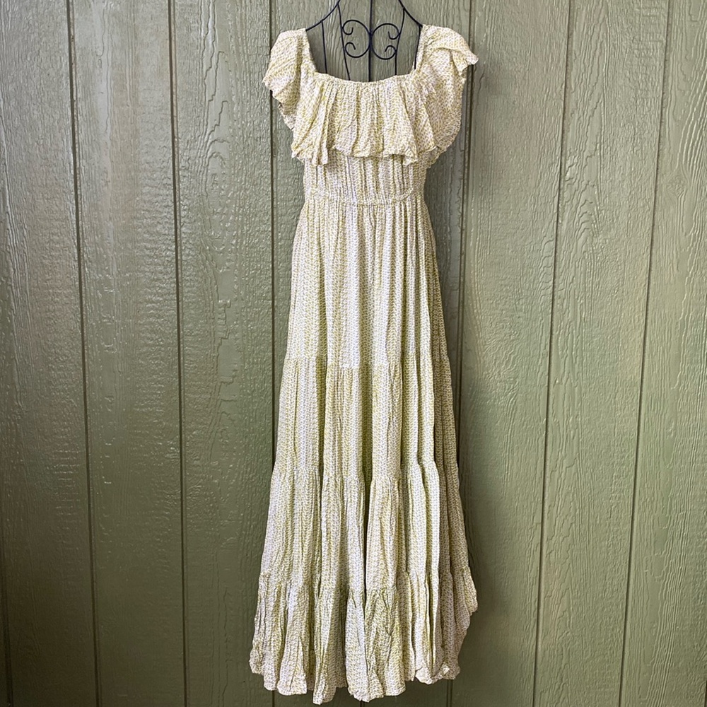 Manaola Cream Maxi Dress (M-L)